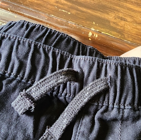 Arizona Youth Black casual pants Joggers With pockets & Drawstring - Picture 2 of 6